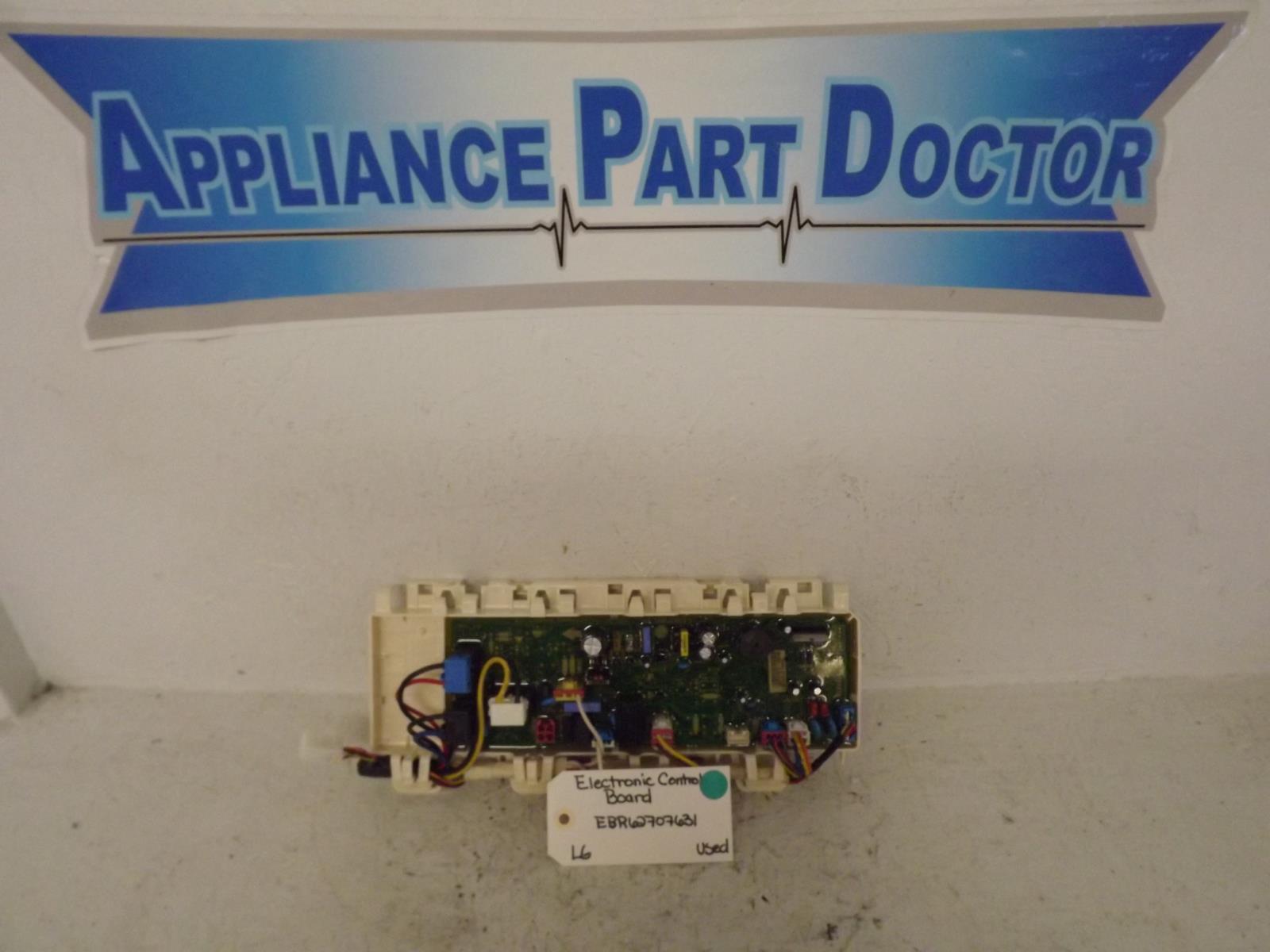 LG Dryer EBR62707631 Electronic Control Board Used LG Dryer EBR62707631 Electronic Control Board Used